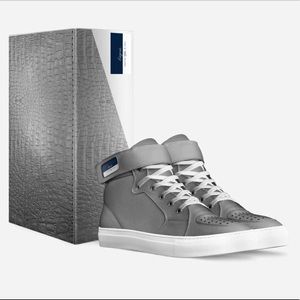 Limited Edition Custom Suede High Top Sneakers